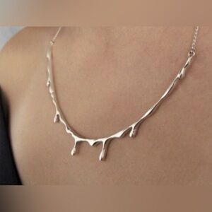 925 Sterling Silver Lusasul Bloody Melting Necklace
